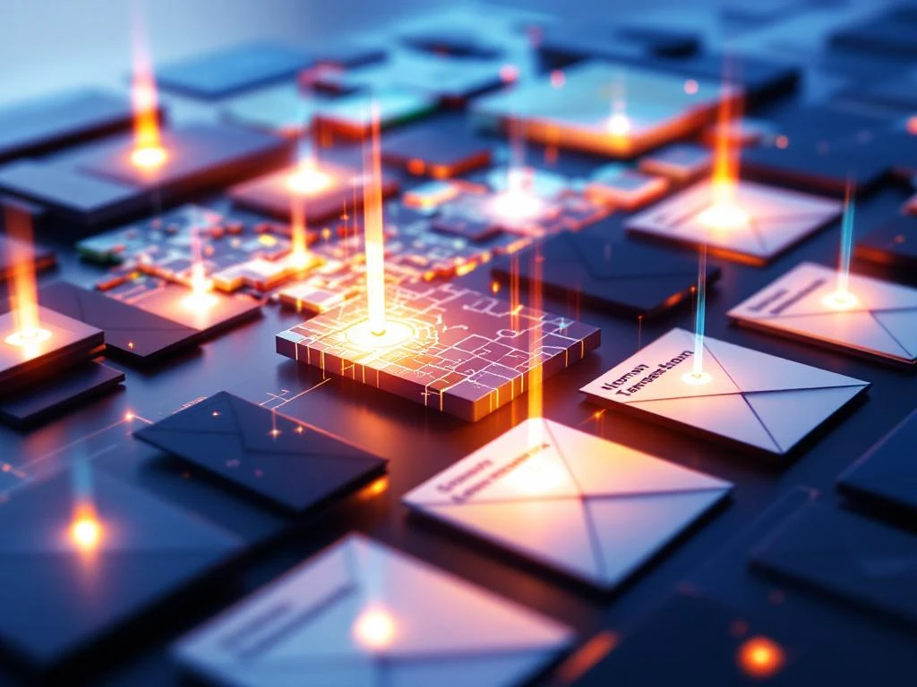 3D-karttavisualisointi suoramarkkinointikampanjan kohdentamisesta, jossa naapurustot näkyvät eri väreissä ja mainosmateriaalit on järjestetty korostettuina SSM:n brändiväreissä.